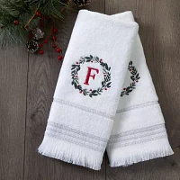 Skl Home Wreath Monogram Letter F 2-pc. Hand Towel