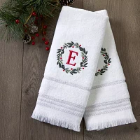 Skl Home Wreath Monogram Letter E 2-pc. Hand Towel