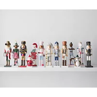 North Pole Trading Co. 7in Santa African American Christmas Nutcracker