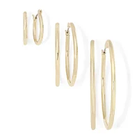 Mixit Hypoallergenic 3 Pair Earring Set