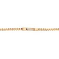 Stainless Steel 9 Inch Solid Wheat Chain Bracelet