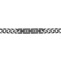 Stainless Steel Inch Solid Curb Chain Necklace