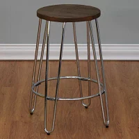 Quinn Counter Stool Chrome Finish