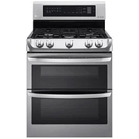 LG 6.9 Cu. Ft. Freestanding Double Oven Gas Rangewith ProBake Convection EasyClean® and UltraHeatBurner