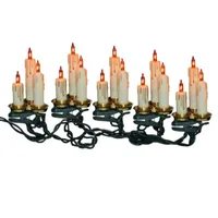 Kurt Adler Silver Triple Candle Clip-On Light Set