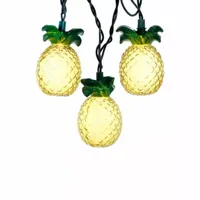 Kurt Adler Glass-Look Pineapple Light Set