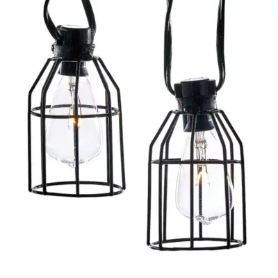 Kurt Adler Iron Cage Light Set