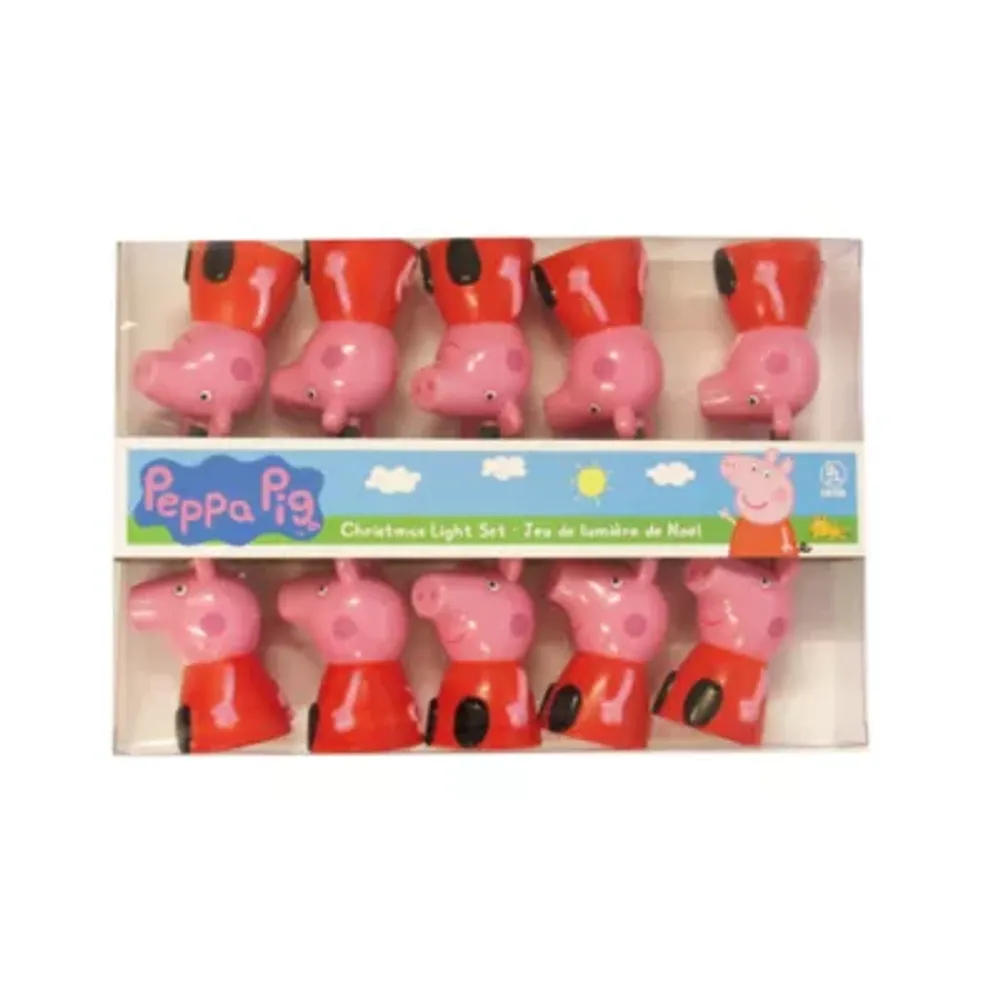 Kurt Adler Peppa Pig Indoor/Outdoor String Lights