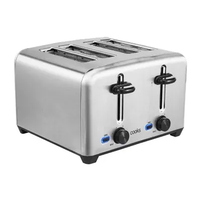 Cooks 4-Slice Stainless Steel Toaster