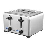 Cooks 4-Slice Stainless Steel Toaster