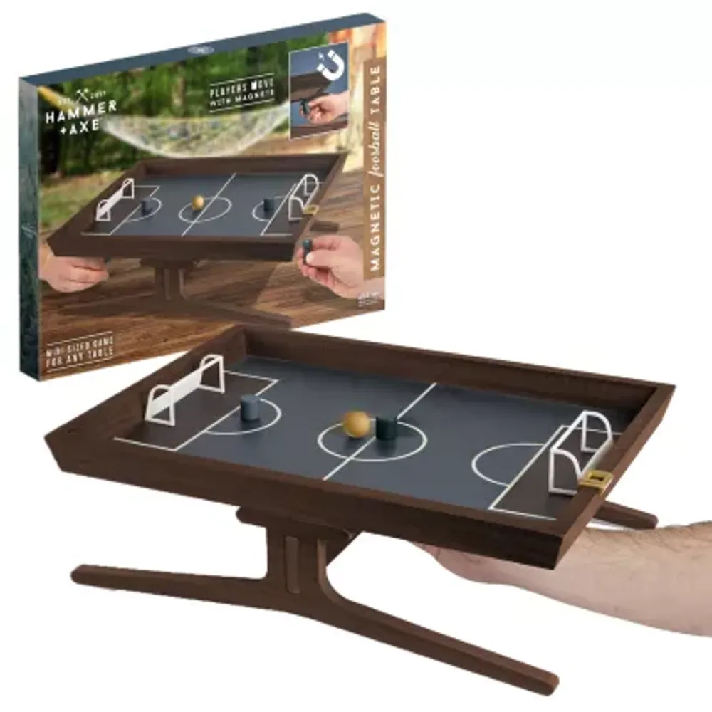 Hammer + Axe Tabletop Magnetic Foosball Table Game