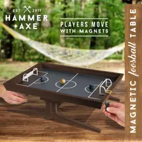 Hammer + Axe Tabletop Magnetic Foosball Table Game