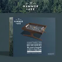 Hammer + Axe Tabletop Magnetic Foosball Table Game