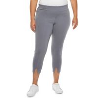 Stylus-Plus Womens High Rise Ankle Pull-On Pants