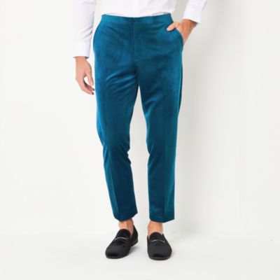 J. Ferrar Mens Slim Fit Cropped Pant