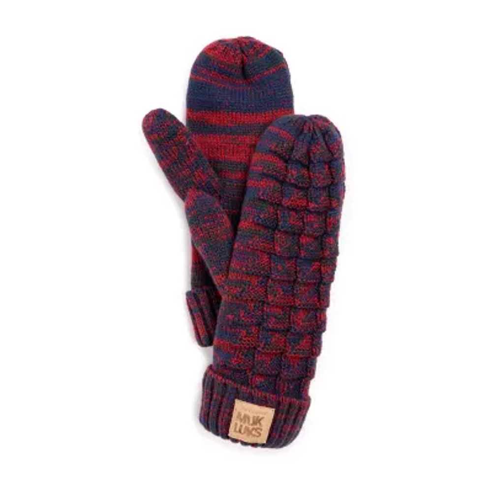 Muk Luks Tonal Mittens