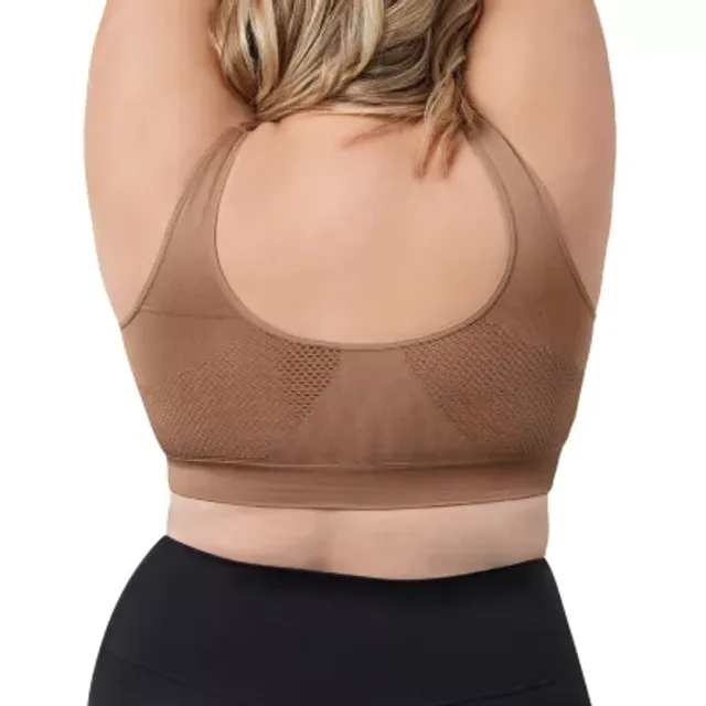 The Charlene - Seamless Comfort Crossover with Mesh – Leading Lady