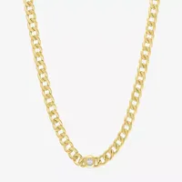 Diamond Addiction (G-H / Si2-I1) Womens Diamond Accent Lab Grown White Diamond 14K Gold Over Silver Pendant Necklace