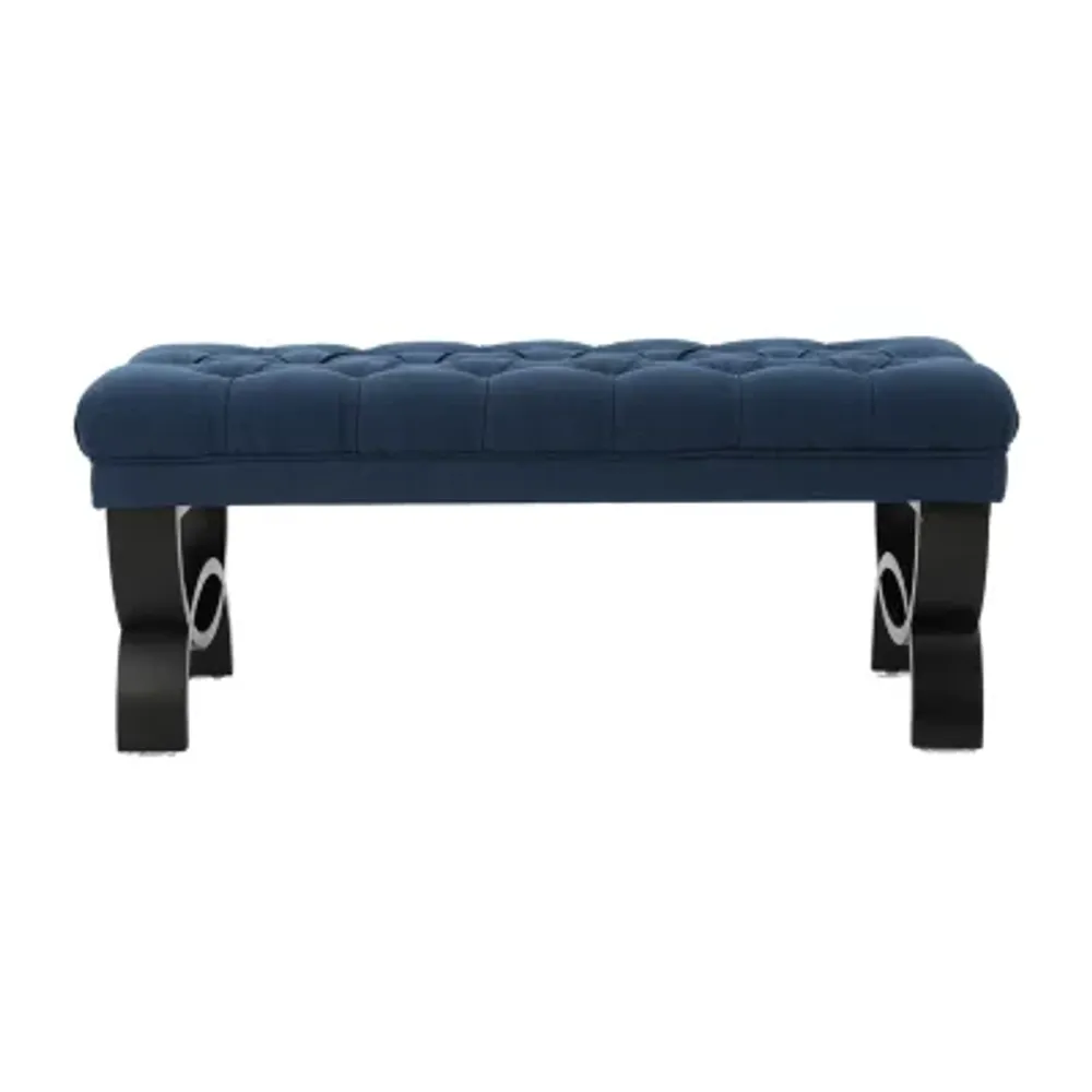 Scarlett Tufted Bench