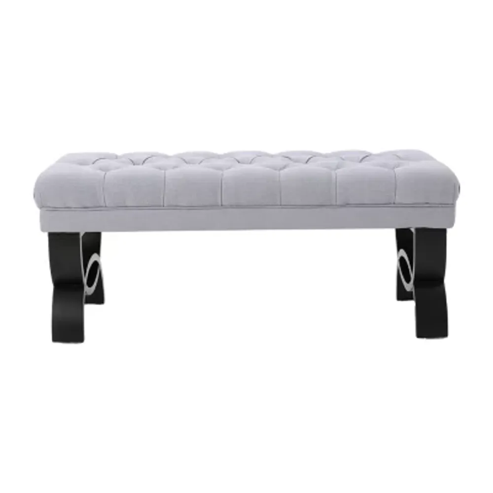 Scarlett Tufted Bench