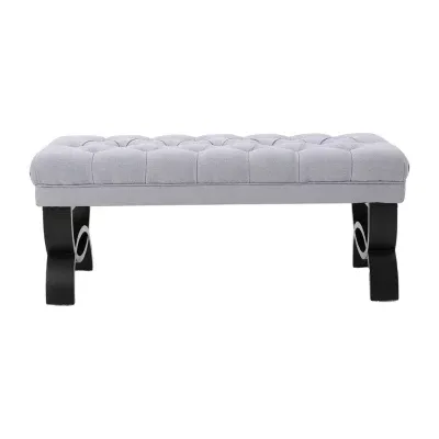 Scarlett Tufted Bench