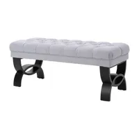 Scarlett Tufted Bench