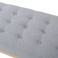 Saxon Tufted Bench