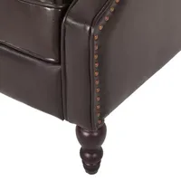 Walter Tufted Roll-Arm Recliner