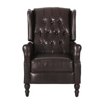 Walter Tufted Roll-Arm Recliner