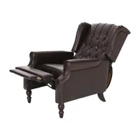 Walter Tufted Roll-Arm Recliner