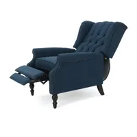 Walter Tufted Roll-Arm Recliner