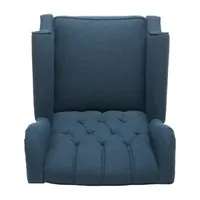 Walter Tufted Roll-Arm Recliner