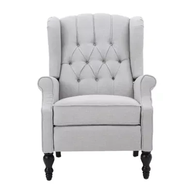 Walter Tufted Roll-Arm Recliner