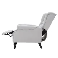 Walter Tufted Roll-Arm Recliner