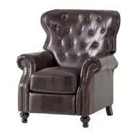 Walder Tufted Roll-Arm Recliner