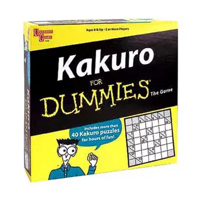 University Games Kakuro For Dummies Board Game