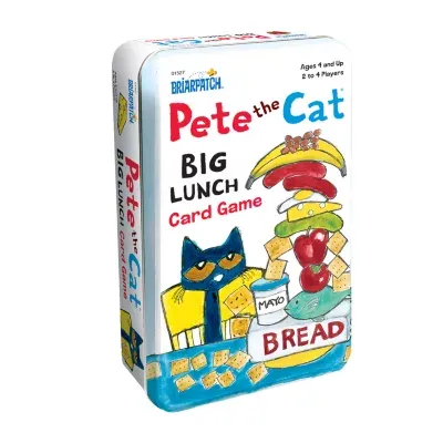 Briarpatch Pete the Cat Big Lunch Card Game Tin