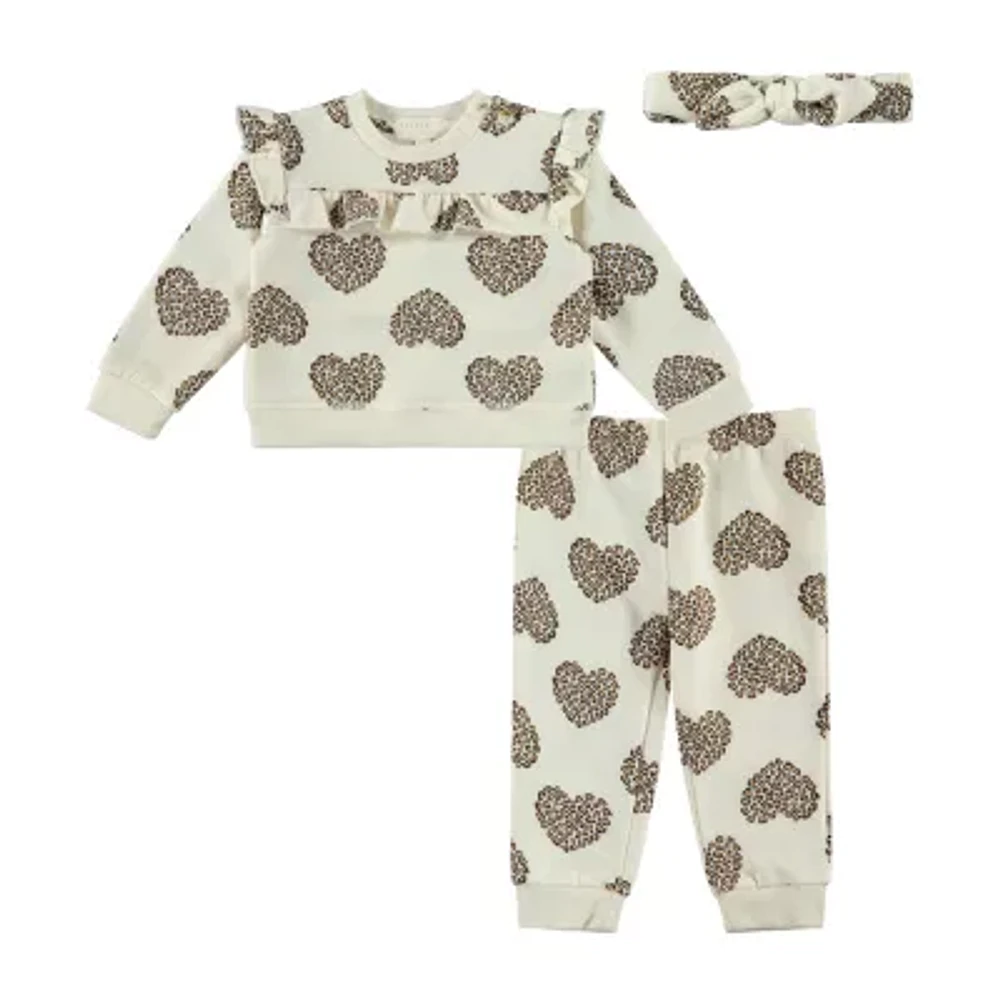 Btween Baby Girls 2-pc. Pant Set