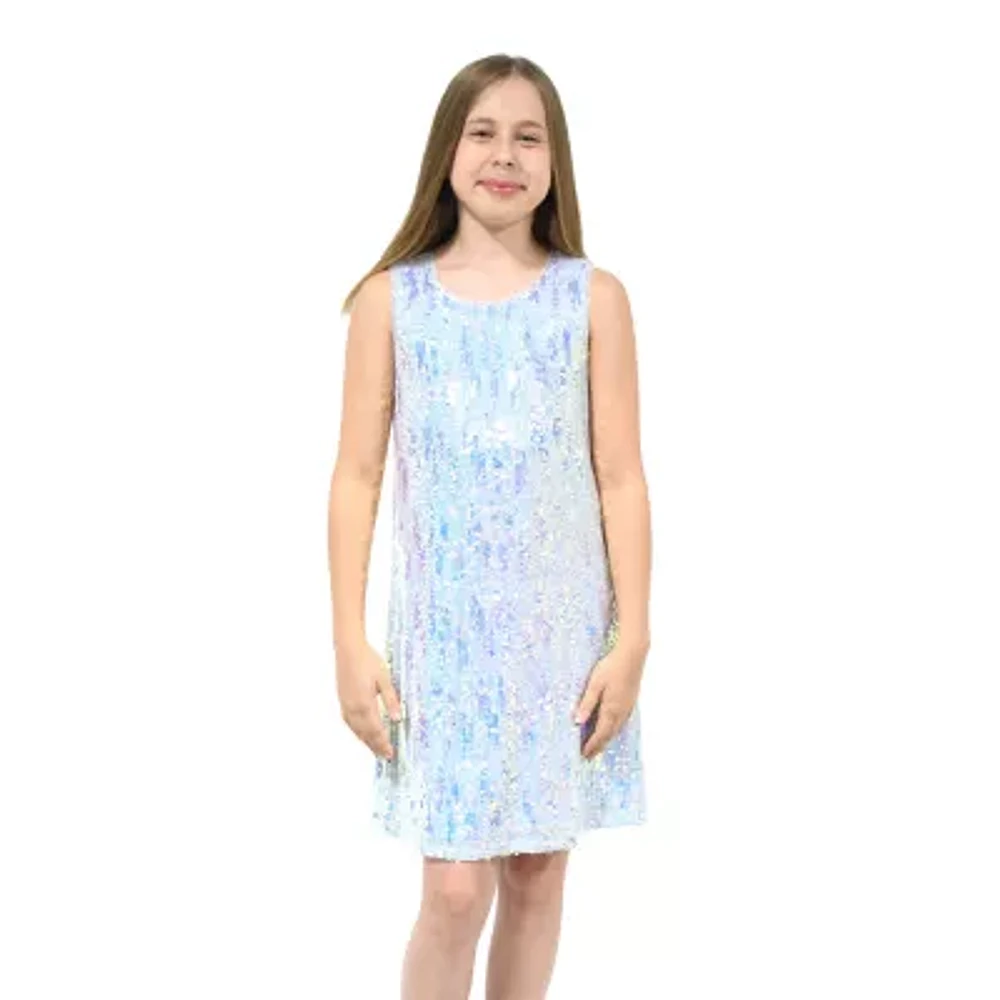 Lilt Big Girls Sleeveless A-Line Dress