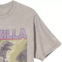 Mens Short Sleeve Godzilla Graphic T-Shirt