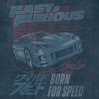 Mens Short Sleeve Fast & Furious Graphic T-Shirt