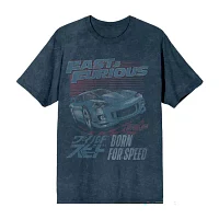 Mens Short Sleeve Fast & Furious Graphic T-Shirt