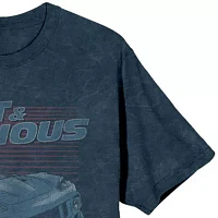 Mens Short Sleeve Fast & Furious Graphic T-Shirt