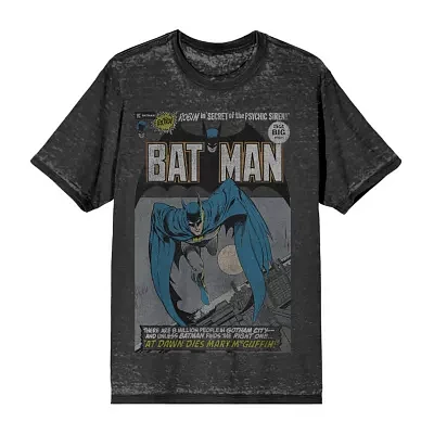 Mens Short Sleeve Batman Graphic T-Shirt