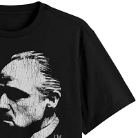 Big and Tall Mens Crew Neck Short Sleeve Regular Fit The Godfather Graphic T-Shirt