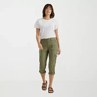 Lee® Womens Flex To Go Mid Rise Cargo Capri Pants