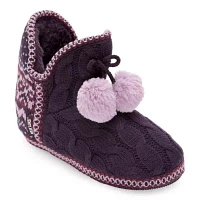 Muk Luks Womens Bootie Slippers