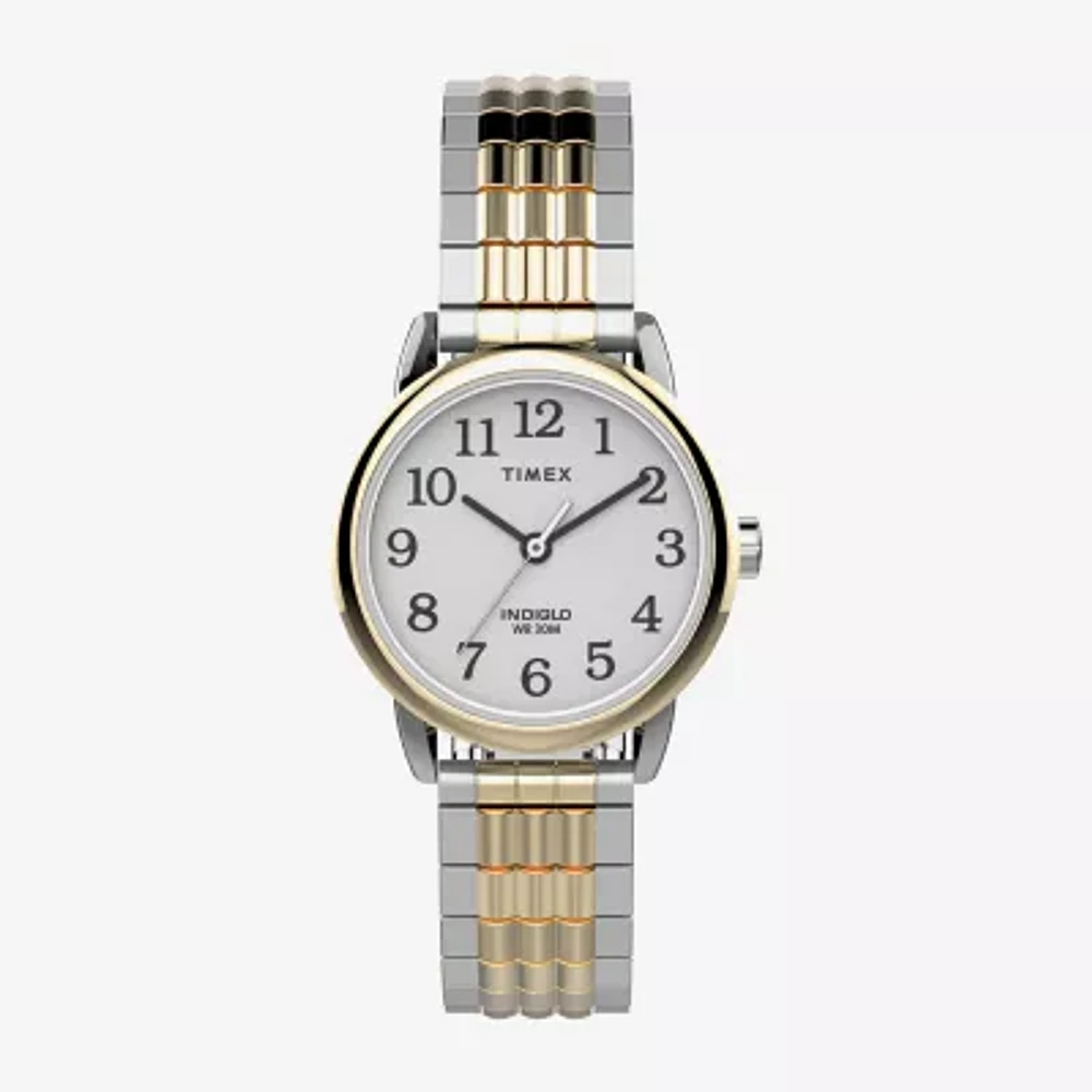 Timex Perfect Fit Unisex Adult Two Tone Stainless Steel Expansion Watch Tw2v05900jt