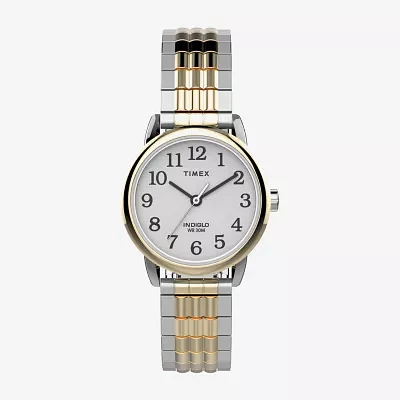 Timex Perfect Fit Unisex Adult Two Tone Stainless Steel Expansion Watch Tw2v05900jt