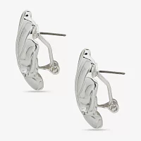 Worthington Silver Tone 27.9mm Stud Earrings